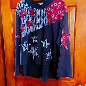 POL high low sweatshirt